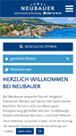 Mobile Screenshot of neubauer-reisen.de